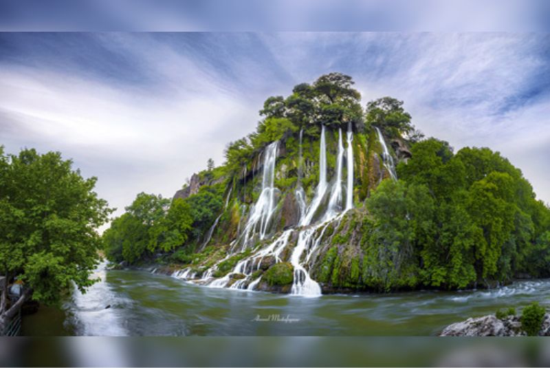 شهر آبشارهای ایران کجاست؟