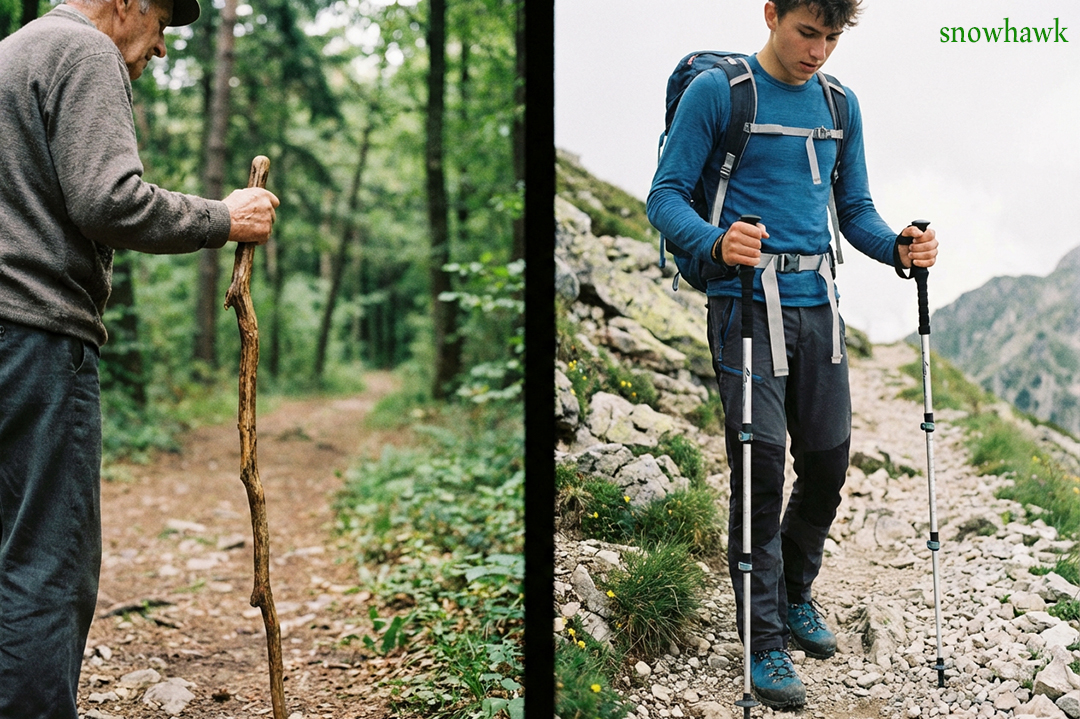 تفاوت عصا و باتوم کوهنوردی