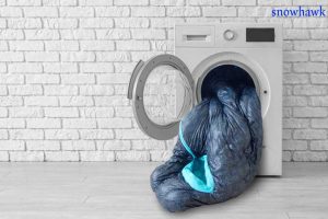 شستن کیسه خواب پر با ماشین لباسشویی
