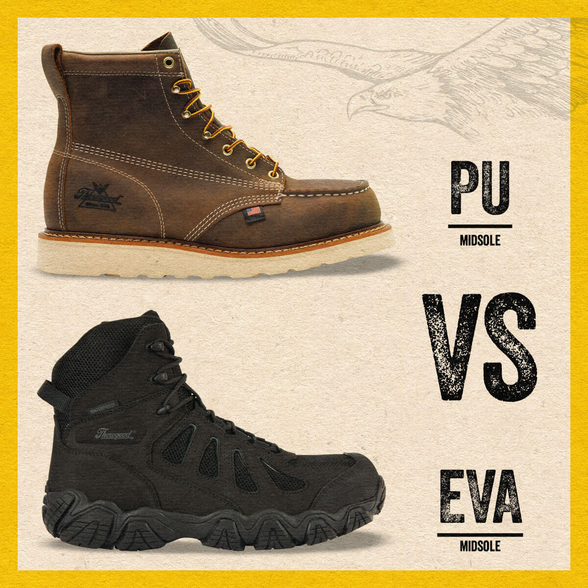 تفاوت EVA و PU در زیره کفش