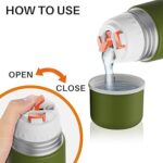 فلاسک دوجداره سانتکو 1000 میلی لیتری مدل AOSTA کد HB-1000(WC)