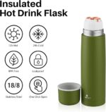 فلاسک دوجداره سانتکو 1000 میلی لیتری مدل AOSTA کد HB-1000(WC)