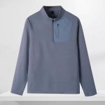 تیشرت نیم زیپ مردانه اسنوهاک کد 7456