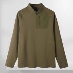 تیشرت نیم زیپ مردانه اسنوهاک کد 7456