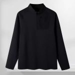 تیشرت نیم زیپ مردانه اسنوهاک کد 7456