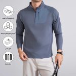 تیشرت نیم زیپ مردانه اسنوهاک کد 7456