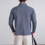 تیشرت نیم زیپ مردانه اسنوهاک کد 7456