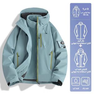 کاپشن دوپوش پلار زنانه و مردانه اسنوهاک کد 25868