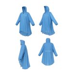 پانچو بارانی حرفه ای نیلون اسنوهاک کد SN-A9171