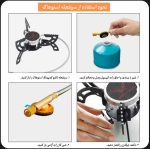 سرشعله تاشو با شعله مادون قرمز اسنوهاک مدل BLAZE کد SN-C6198